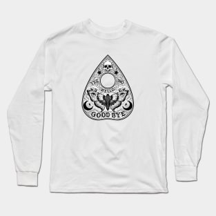 Ouija Planchette Board. Night Moth Long Sleeve T-Shirt